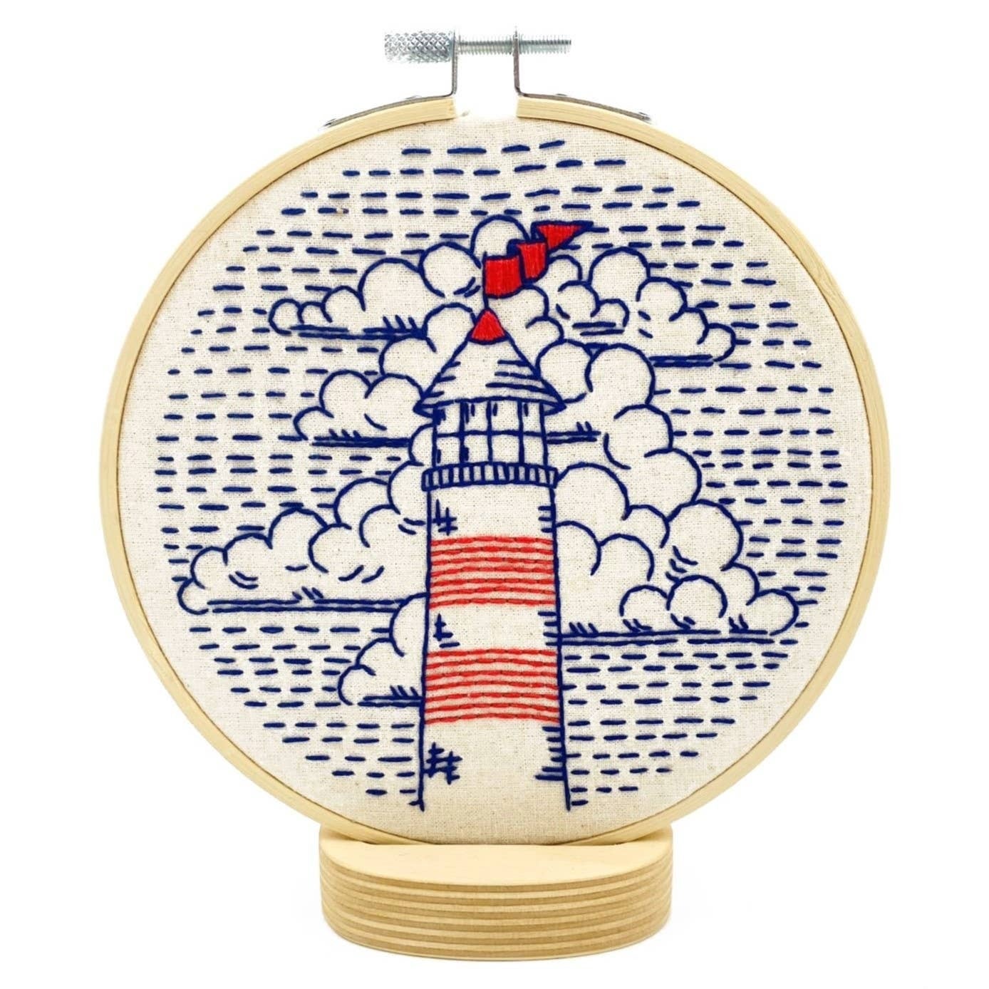 Lighthouse Complete Embroidery Kit Barn Door Quilts